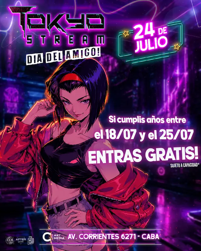 Cumpleaños gratis del 18/07 al 25/07