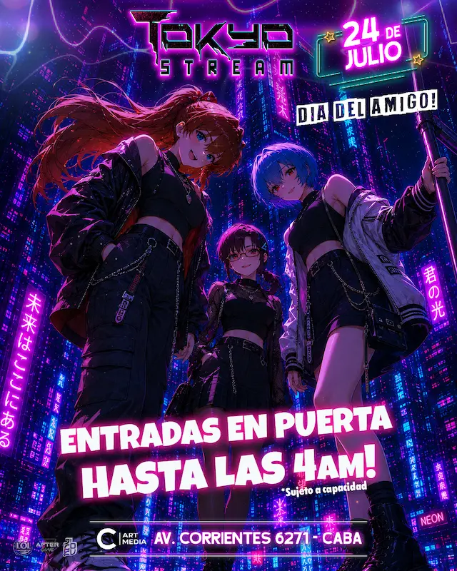 Entrada en puerta hasta las 4 AM